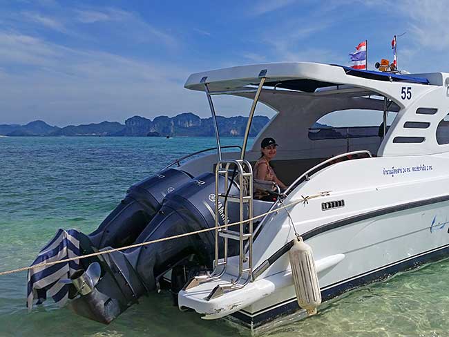 speedboat pour Krabi