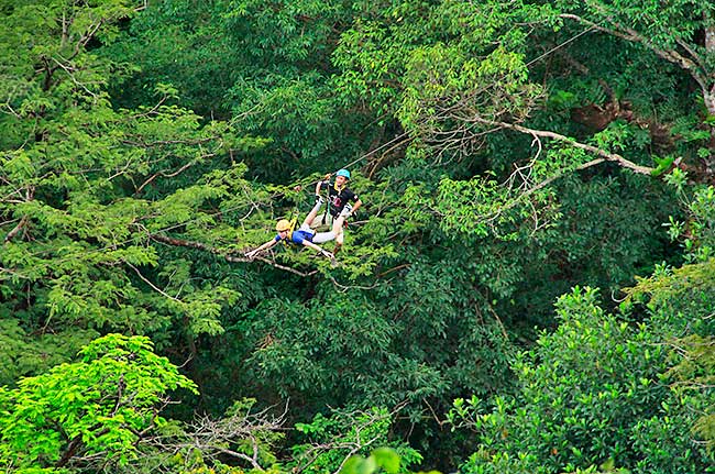 Tyrolienne à Phuket