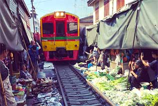 Marché de Maeklong