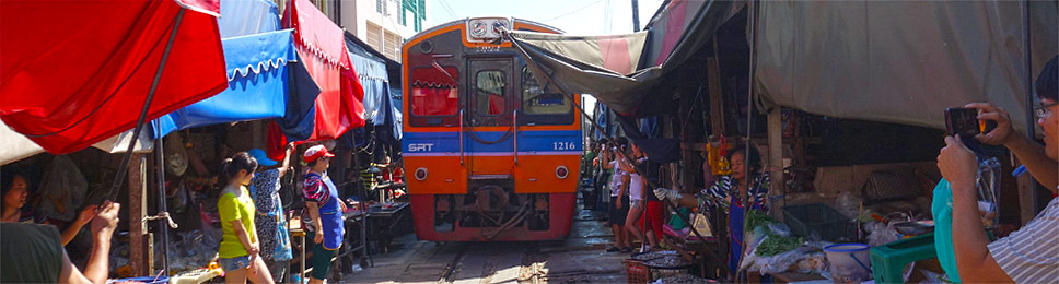 Marché de Maeklong