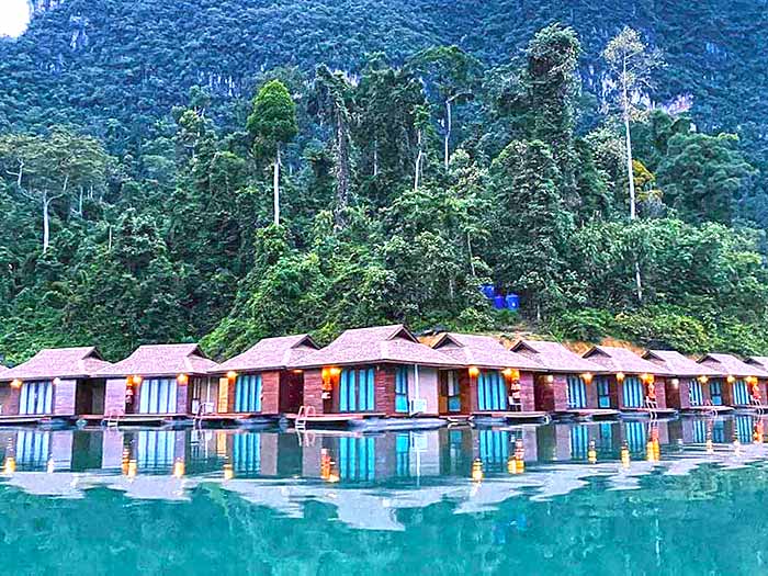 Bungalow flottant Cheow Lan Lake