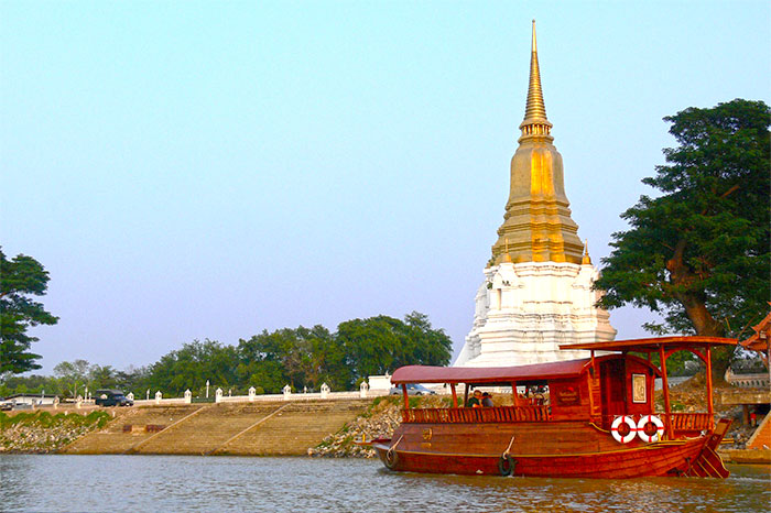 Barge à riz Ayutthaya