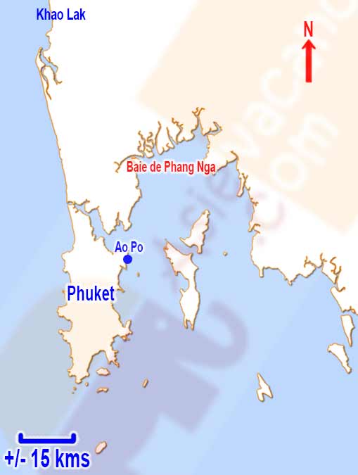 Carte phang nga canoe