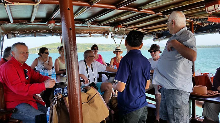 Phang Nga en jonque chinoise avec guide francophone