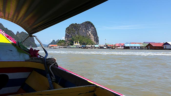 Phang Nga en jonque avec guide francophone