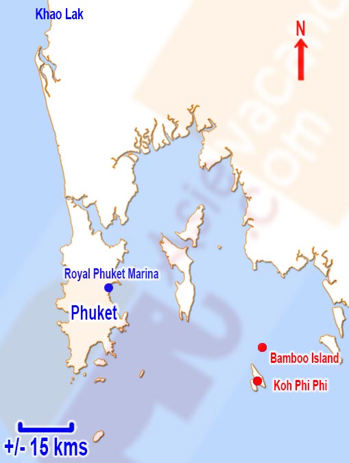 Carte Phi Phi speedboat