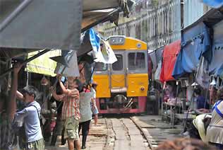 Découverte du Marché de Maeklong