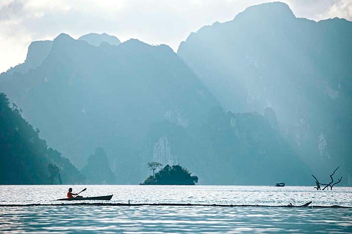 Cheow Lan Lake panorama